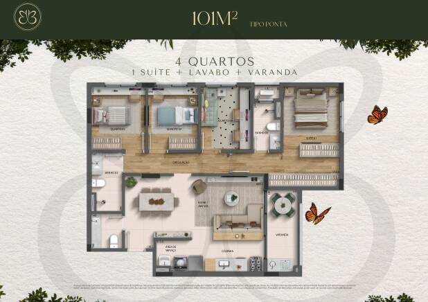 Apartamento, 3 quartos, 87 m² - Foto 14