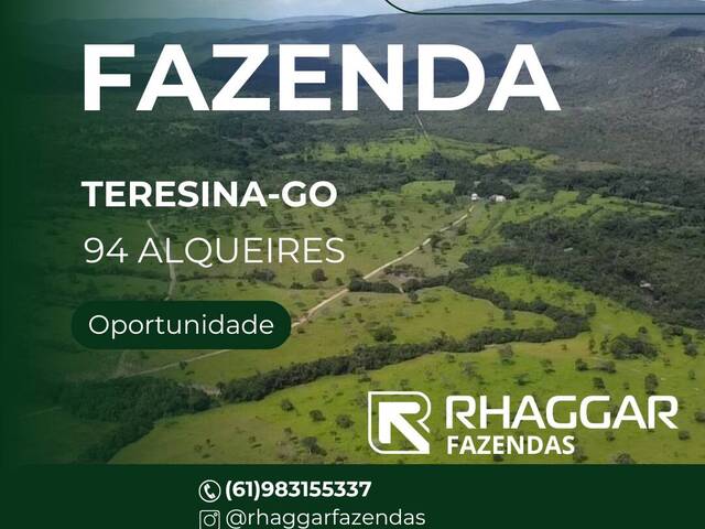 #108 - Chácara para Venda em Teresina de Goiás - GO - 1