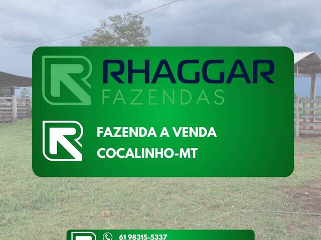#139 - Fazenda para Venda em Cocalinho - MT - 1